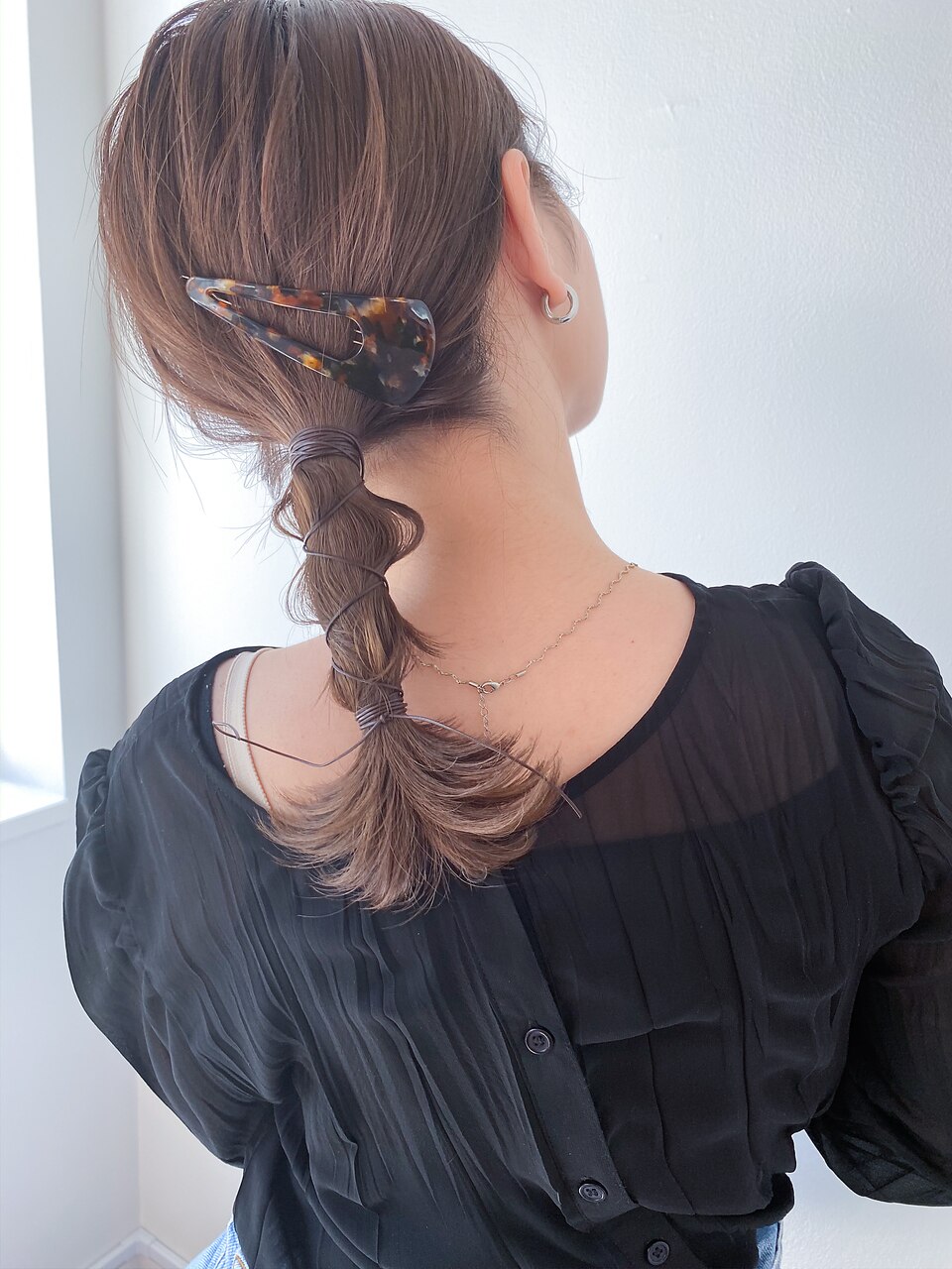アイロンいらず！簡単ポニーテールアレンジ