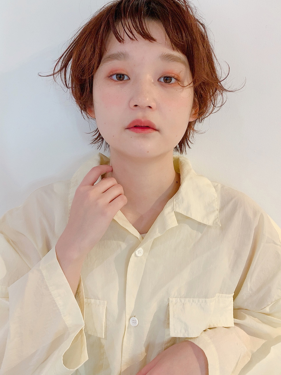 『December』アプリコットオレンジ×スウィングショート