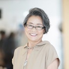 【えがお美容室】50代60代に人気◎骨格似合わせショートボブ