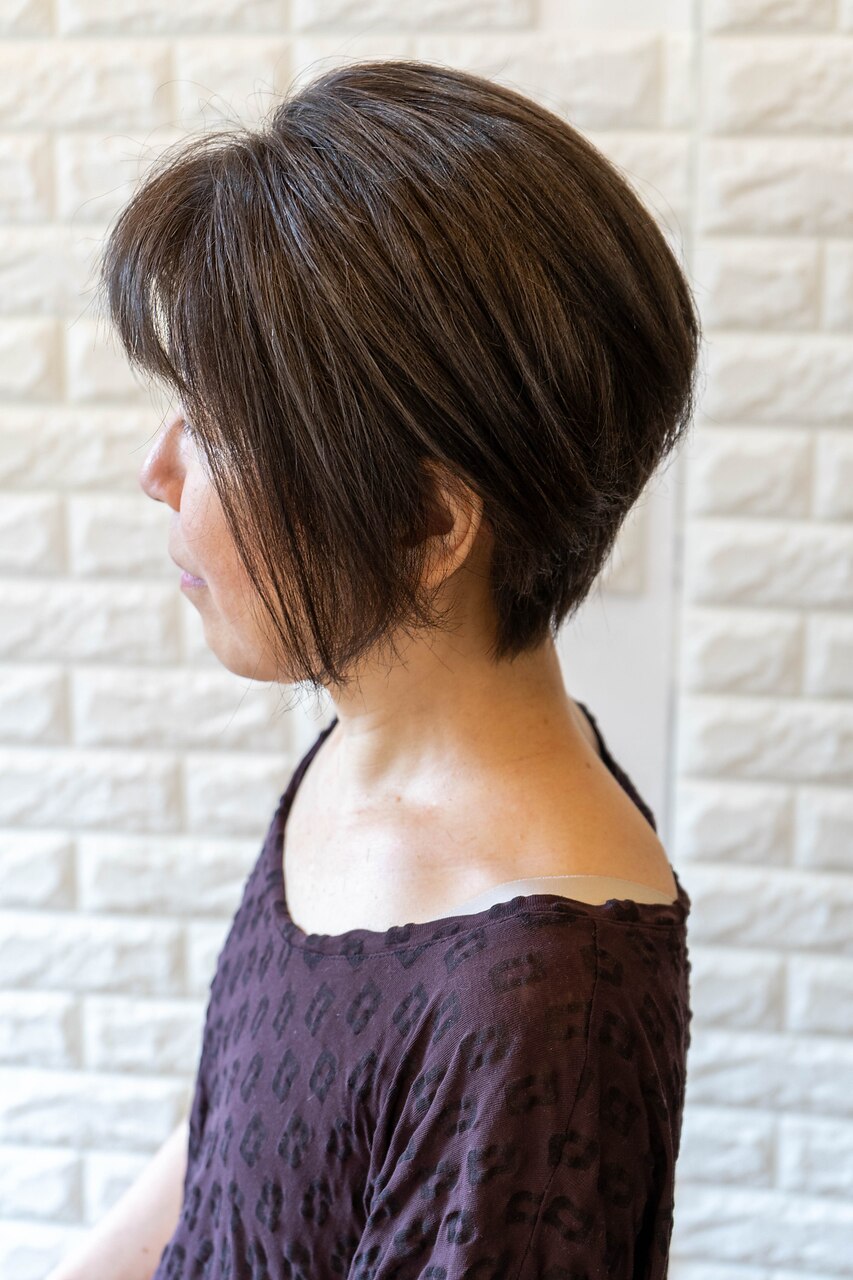 50s short hairstyle by tissue
