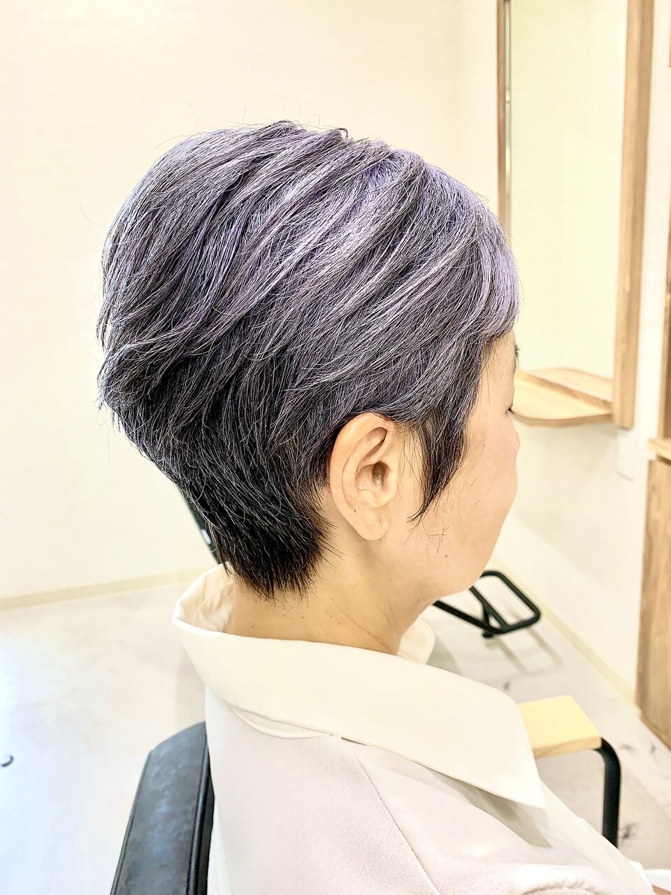 ミセスのベリーショート×ホワイトラベンダー