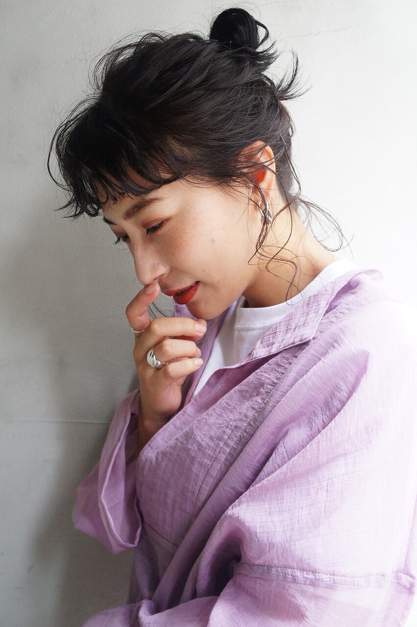 Niii...ルーズおだんごヘア