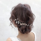 まるで主役!?なシニヨンアレンジ