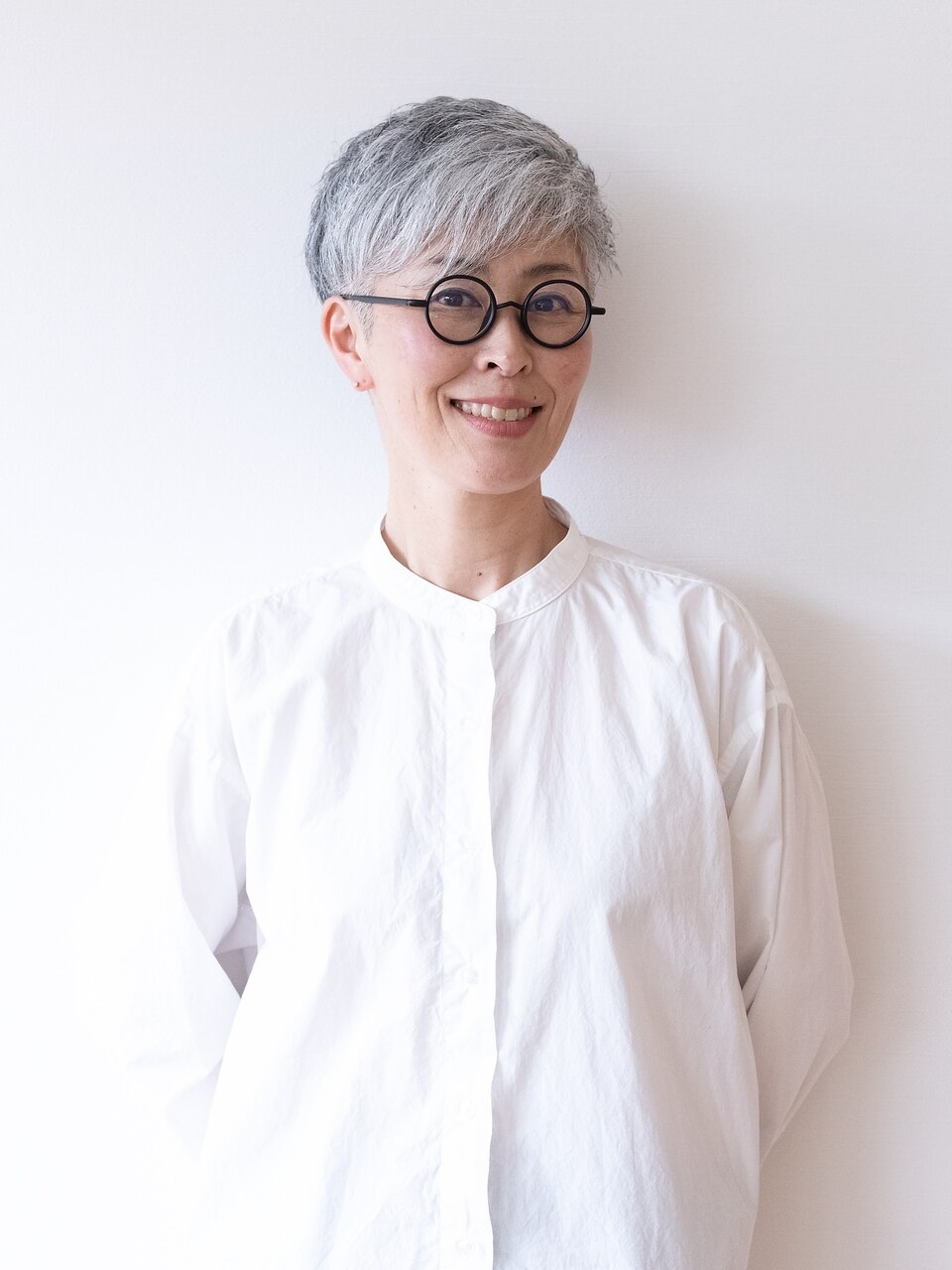 【えがお美容室】40代50代に人気☆白髪も素敵なベリーショート