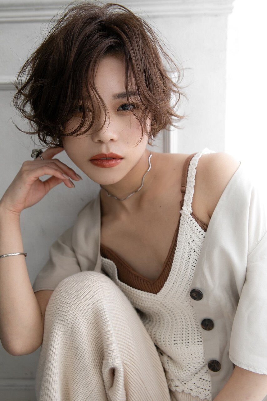 抜け感大人ハンサムショート