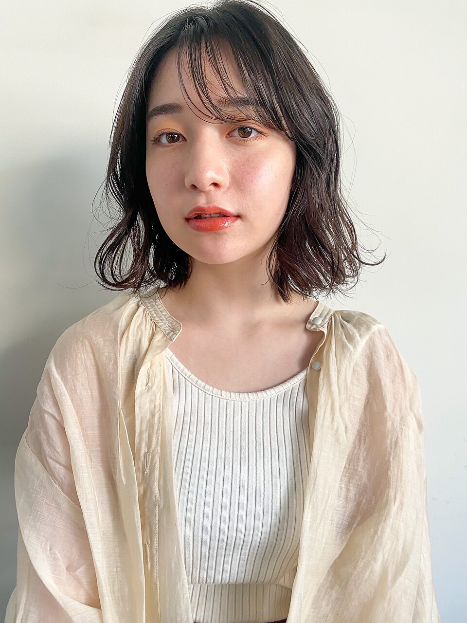【Ｕｎａｍｉ】ボブパーマ　シースルーバング　岸直美