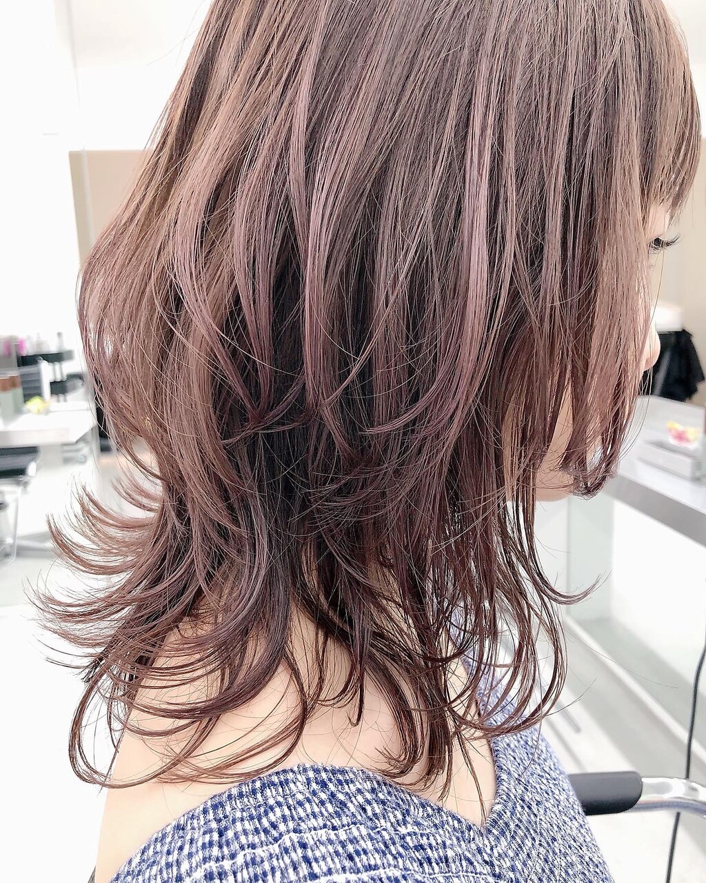 【早瀬忍　梅田中津】ナチュラルウルフヘア
