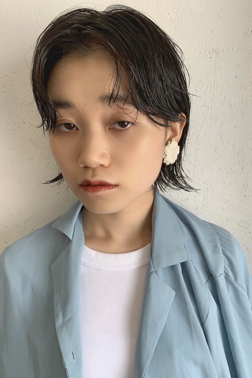 耳掛けタイトウルフ