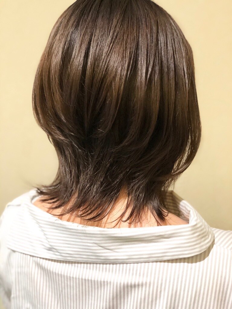 裾が長くて可愛いウルフスタイル☆　イノアカラー