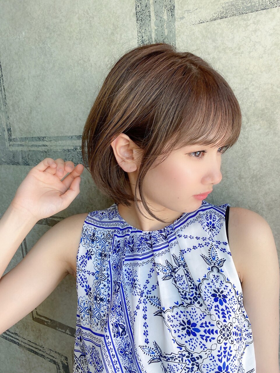 【Lond jeloud】川瀬賢翁　フェミニンボブヘア