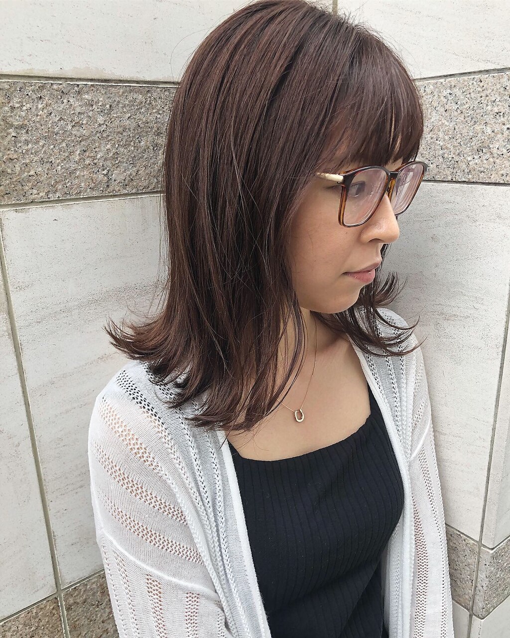 ぱつっとが可愛い大人ロブ【Grape vine 新小岩】