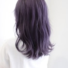 ダブルカラーでパープルを！