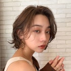 大人可愛い20代30代40代小顔ウルフレイヤーボブ丸みボブ