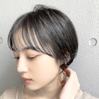 大人かわいい美髪ネビージュこなれ感のある骨格補正小顔ショート