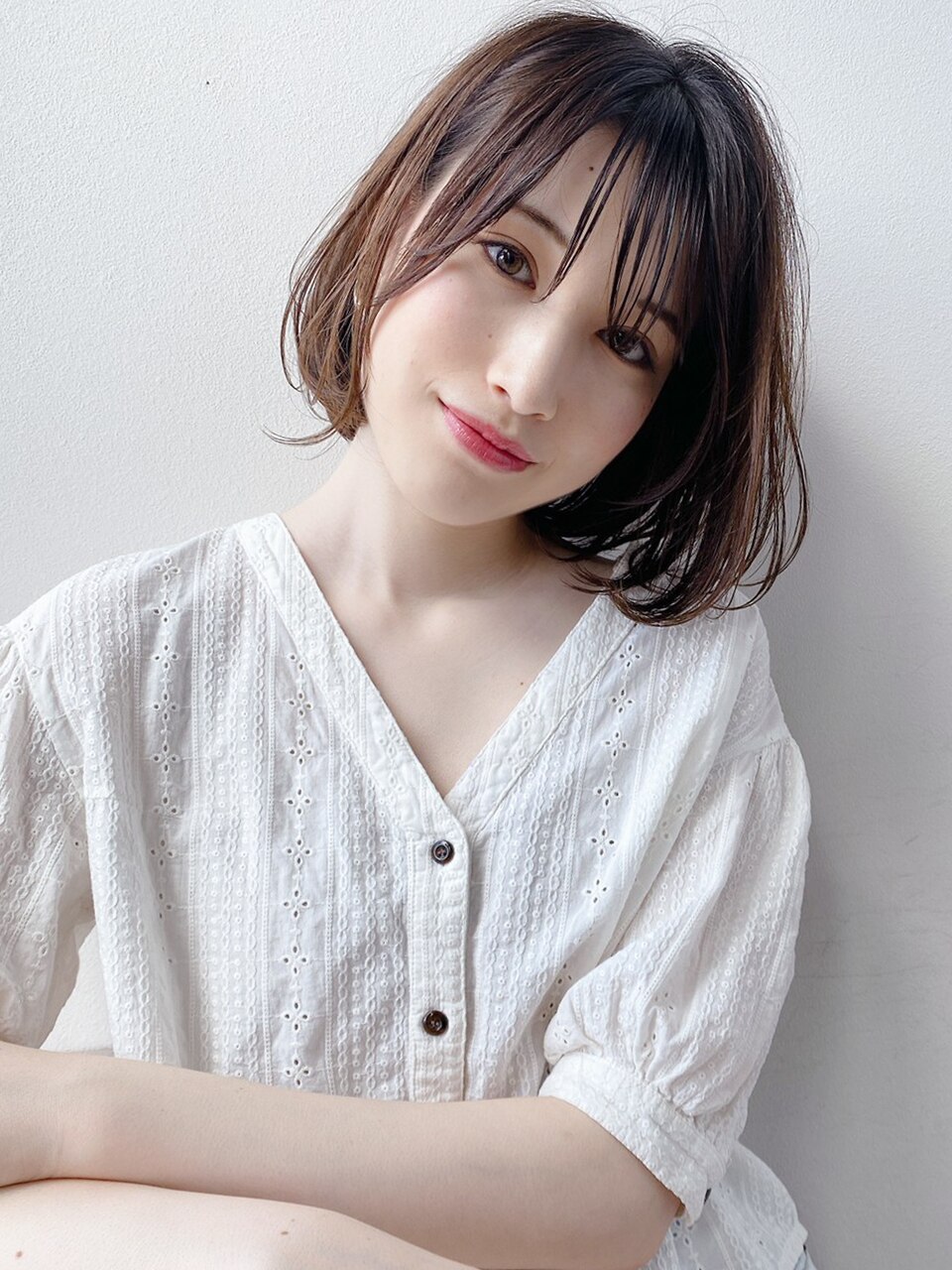 [K-two銀座]大人かわいいシースルーバングボブくびれヘア[銀座]