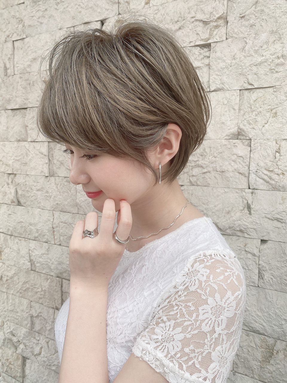 【ロンドジュルード東】甘く見えすぎない横顔美人ショート