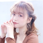 ツインくるりんぱ_ココアブラウンフリンジウェーブ_27402