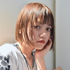 【Lepes】ストレートミニボブ★ミルクティーベージュ