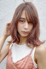 長め前髪の外ハネミディアムスタイル♪藤沢