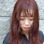 【tryst /吉祥寺】フリンジウェーブセミロング/パープル