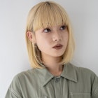 【AO】ダブルカラーボブ◎ナチュラルハイブロンド