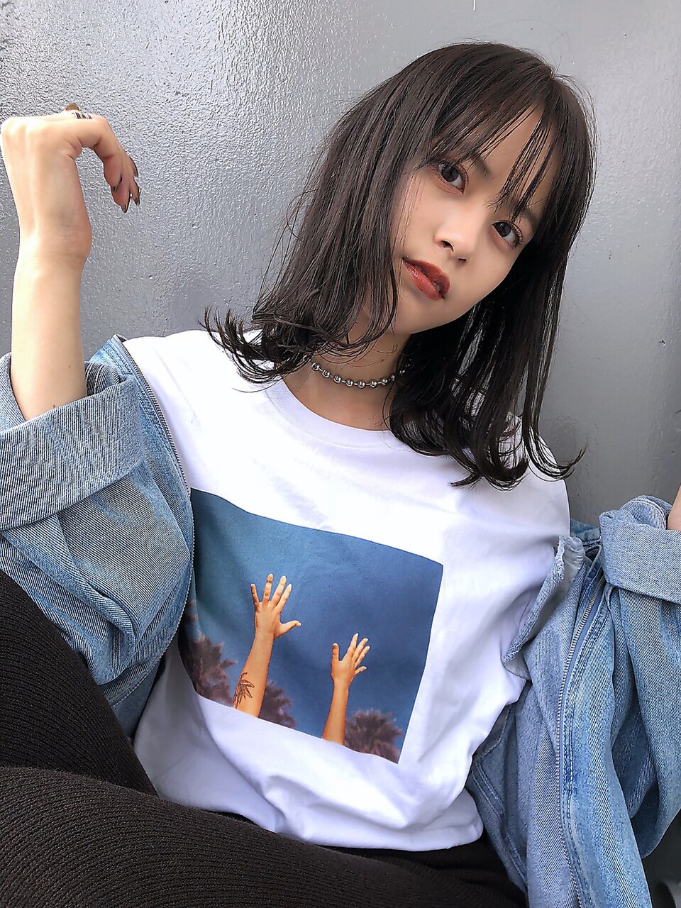 【JAM武庫之荘】暗めラベンダーアッシュ