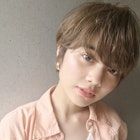 大人可愛いラフなマッシュショート