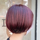 【loje】ナチュラルショート*カシスピンク