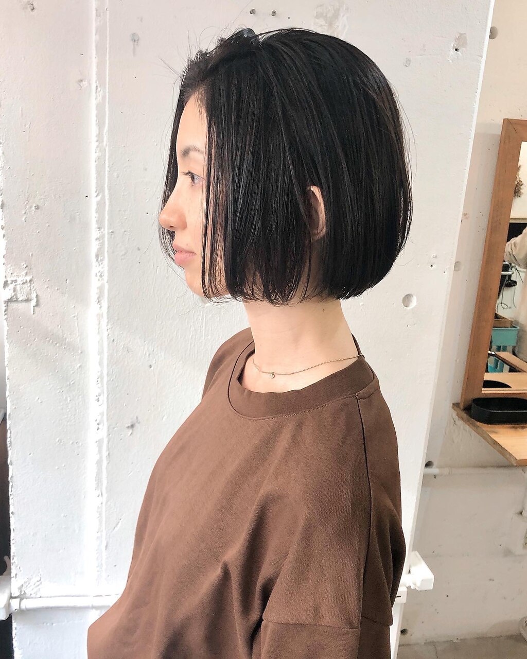 【RICCA渡辺】ストレートパーマ&やわらかフラットボブ