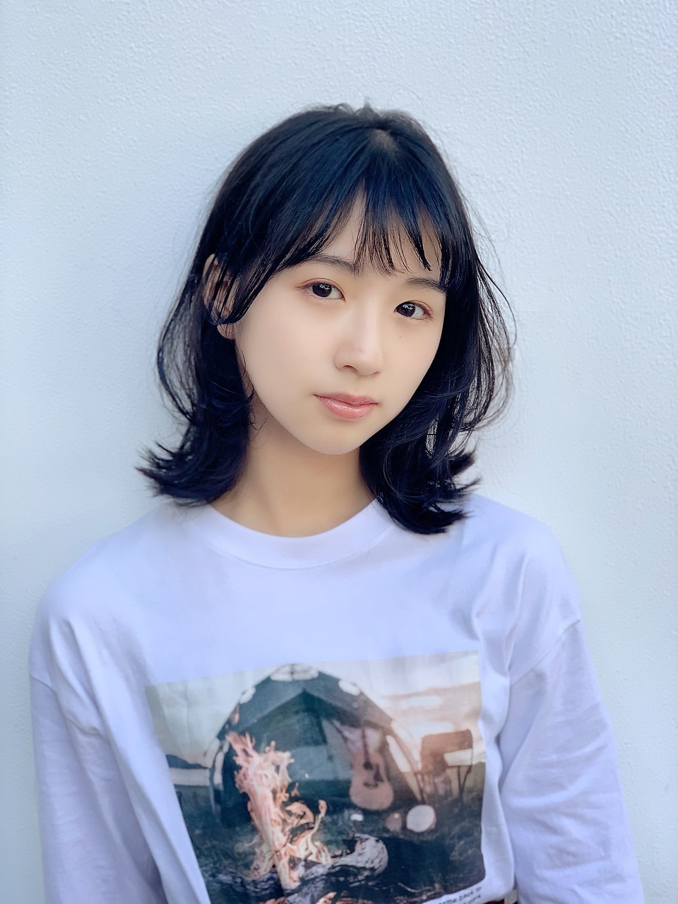 ピュアな透明感が魅力！素髪ハネミディ！