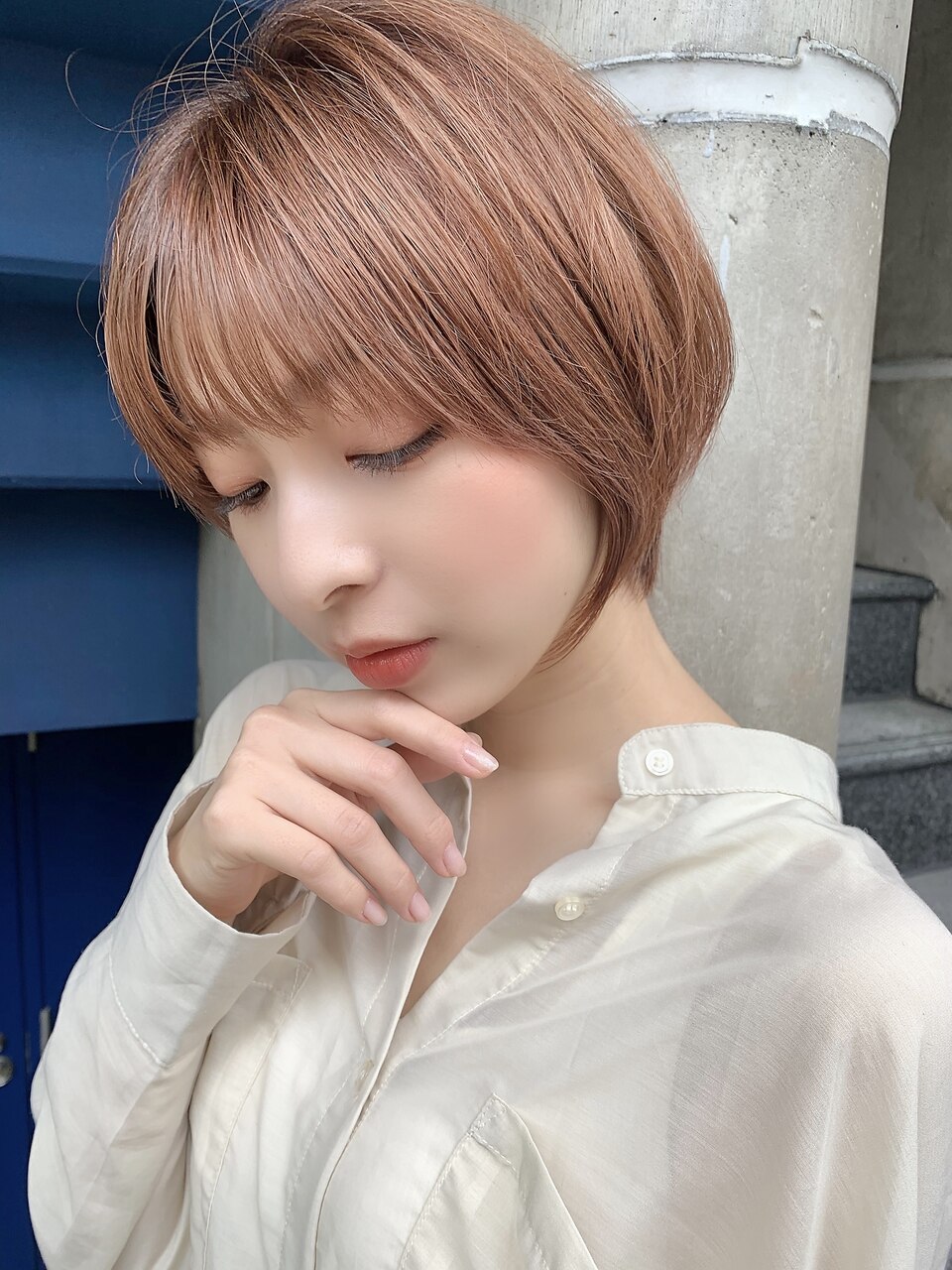 <ドバシケイタ>丸みレイヤーボブ＊