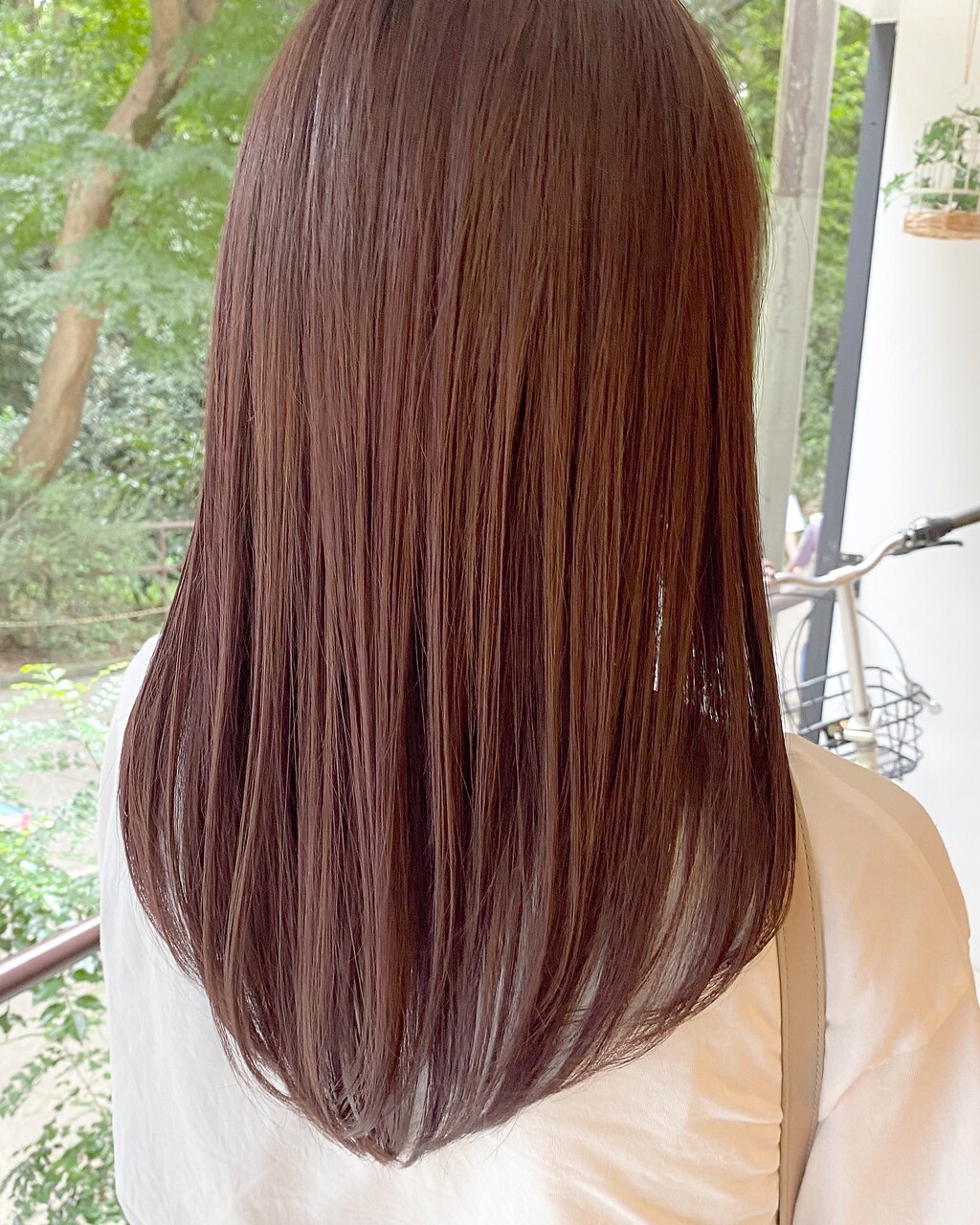 髪質改善トリートメント＋艶髪ピンクブラウン