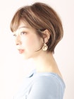 シースルーカラーのひし形ショート／30代40代