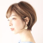 シースルーカラーのひし形ショート/30代40代