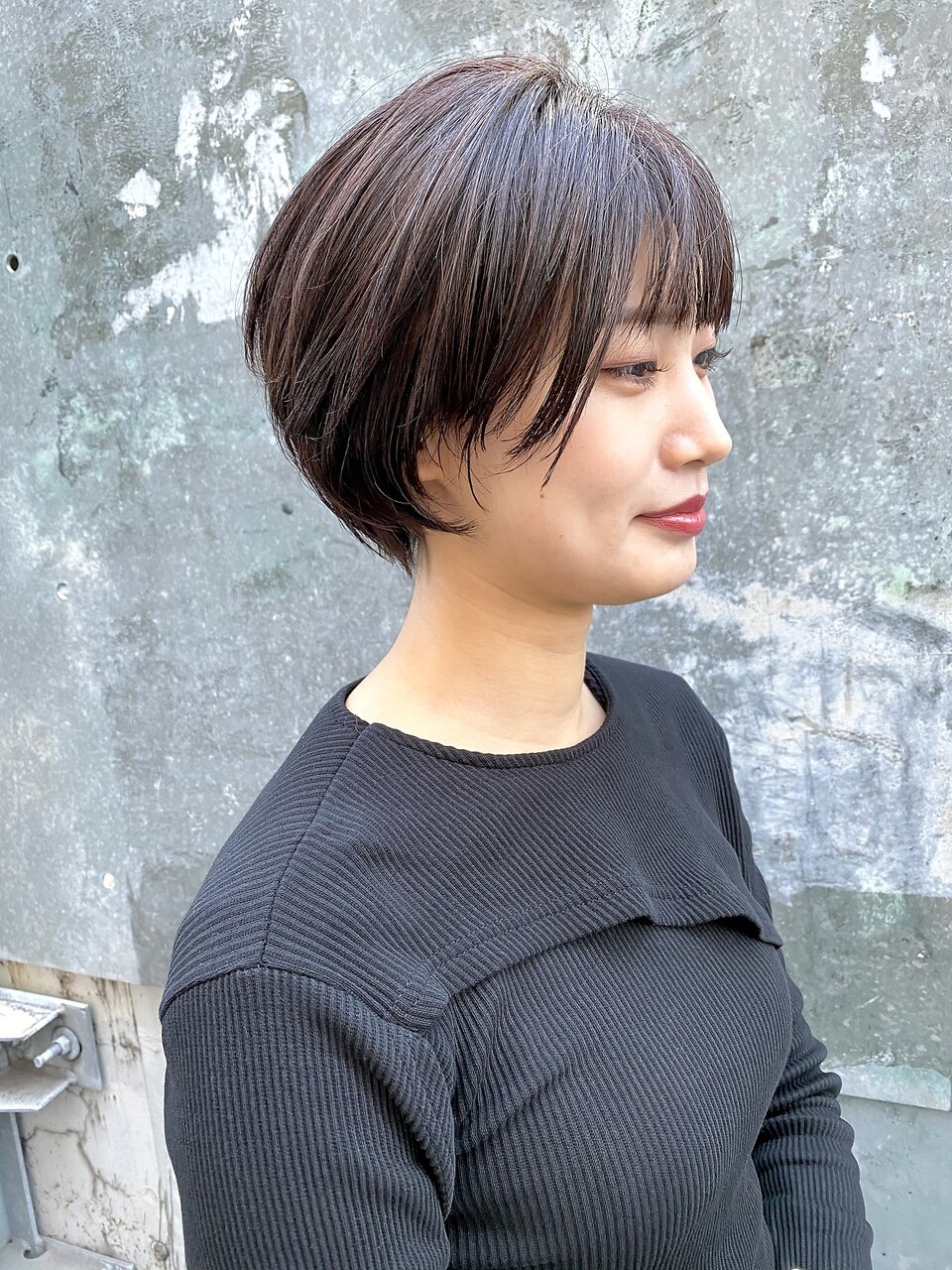 【心斎橋/あきら】横顔も美人！！マッシュボブショート！