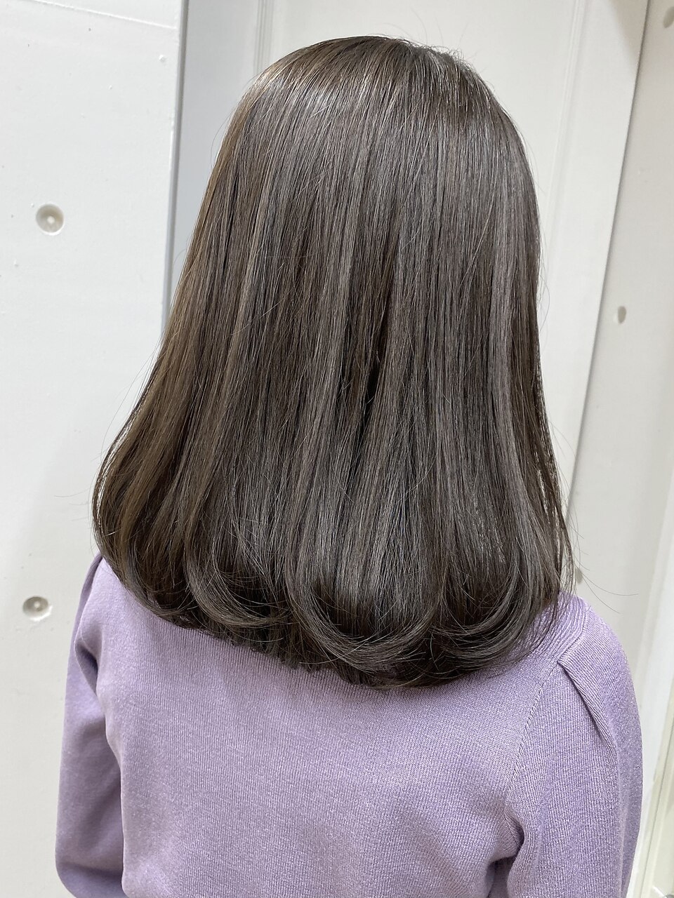 ○透け感漂う。オリーブベージュ○