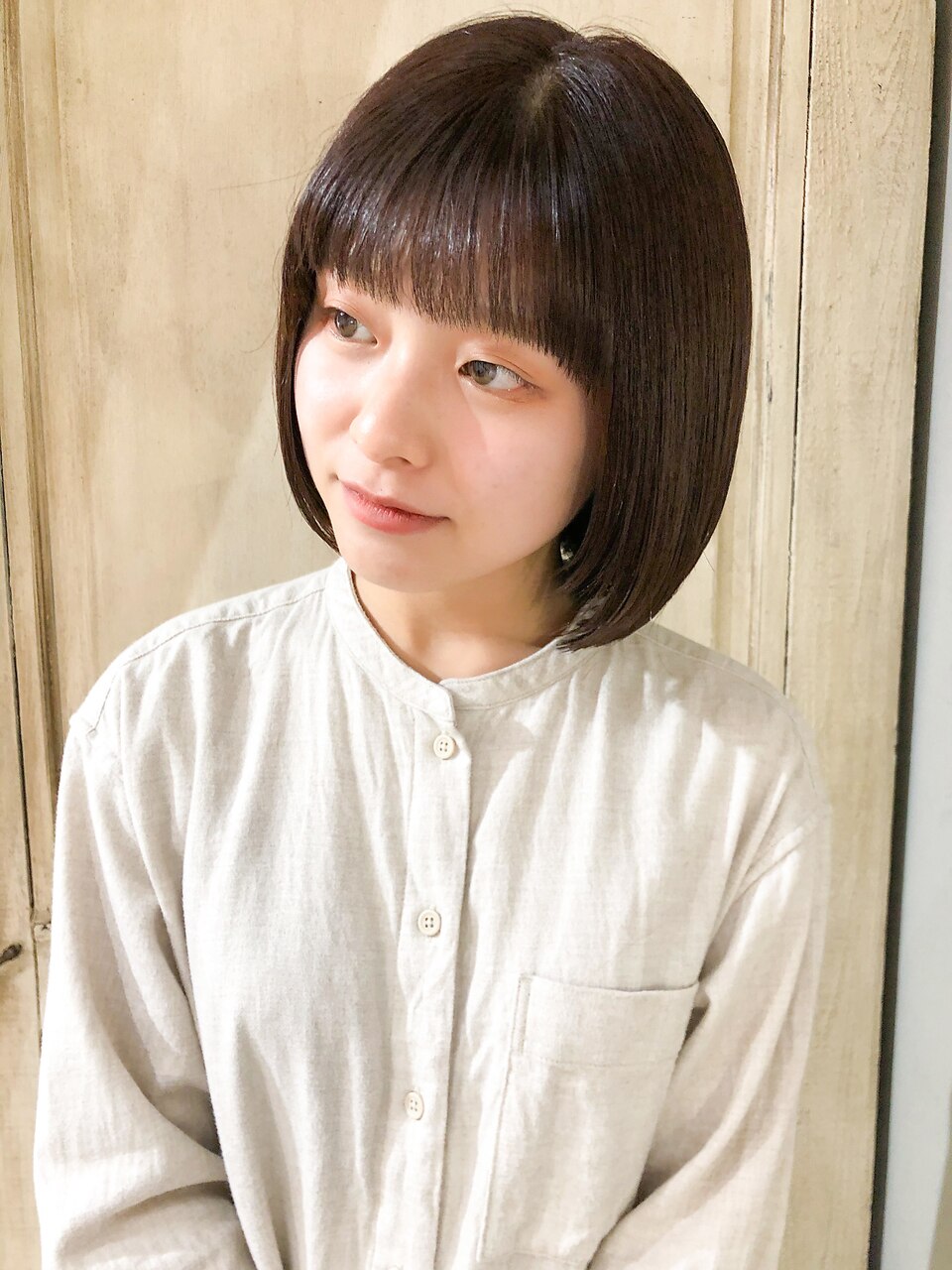 愛されバングのナチュラルボブ【Ribetta 渡辺拓吏】