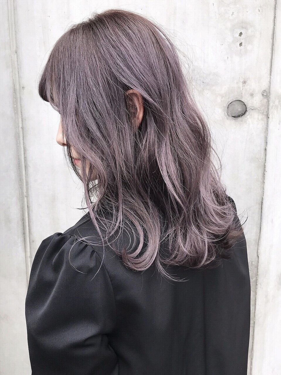 ラベンダーグレージュ [くびれヘア メルティーカラー]原宿表参道