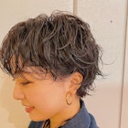 マッシュショート パーマ