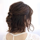 【lagoon 田辺佳菜】ボブアレンジ×ゆるふわハーフアップ