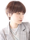 モードな大人女性のナチュラルマッシュ／20代30代