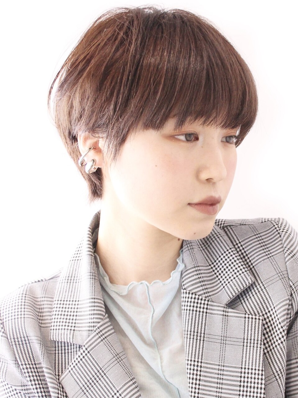 モードな大人女性のナチュラルマッシュ／20代30代