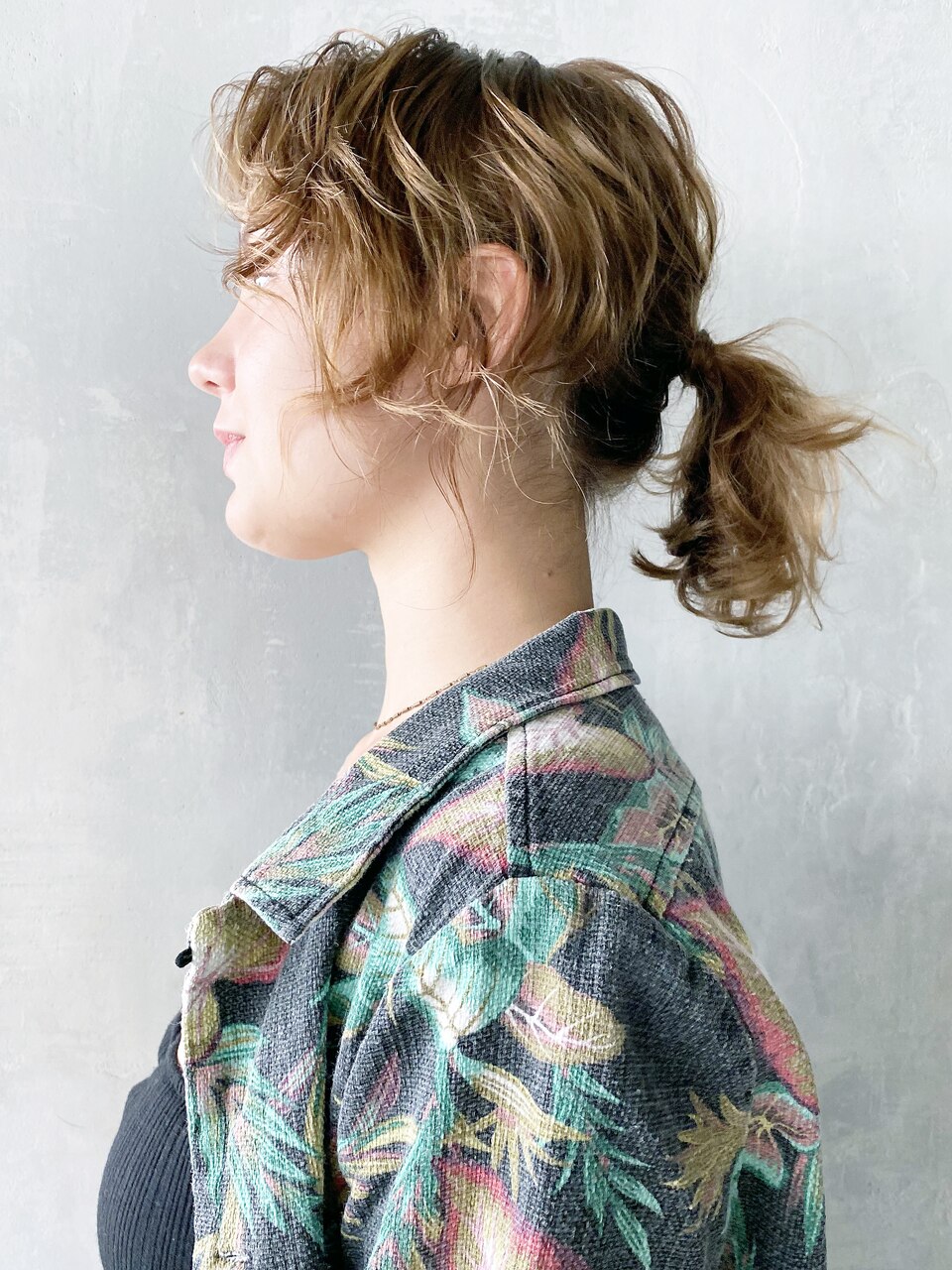 ぷちウルフ_オリーブカラーハイライトカラー_47602