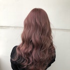 ケアブリーチなのでダメージの心配なし♪大人気のピンクアッシュ