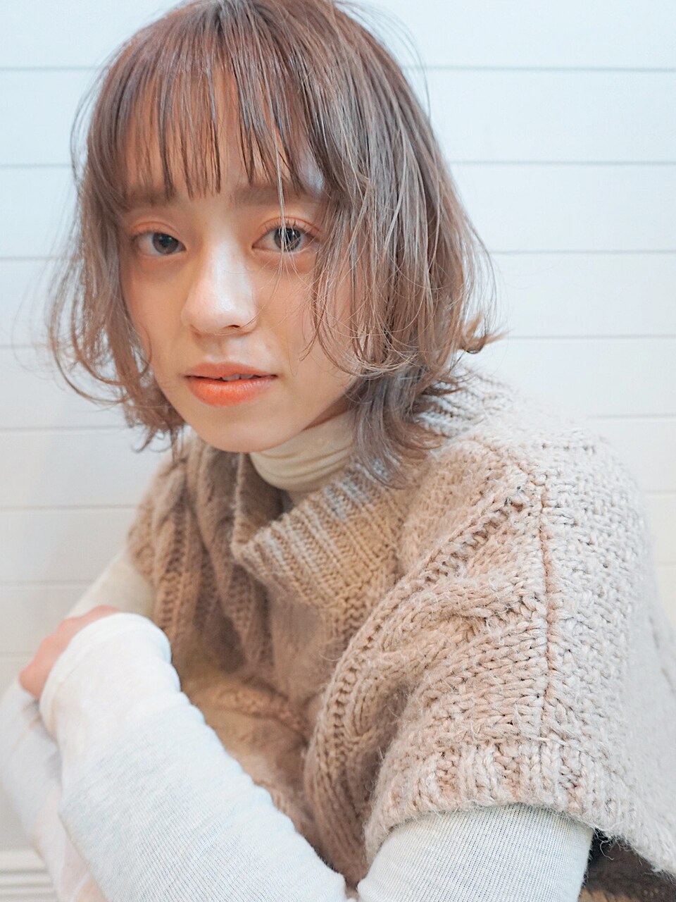 『December』ミルクティーベージュ×レイヤーボブ
