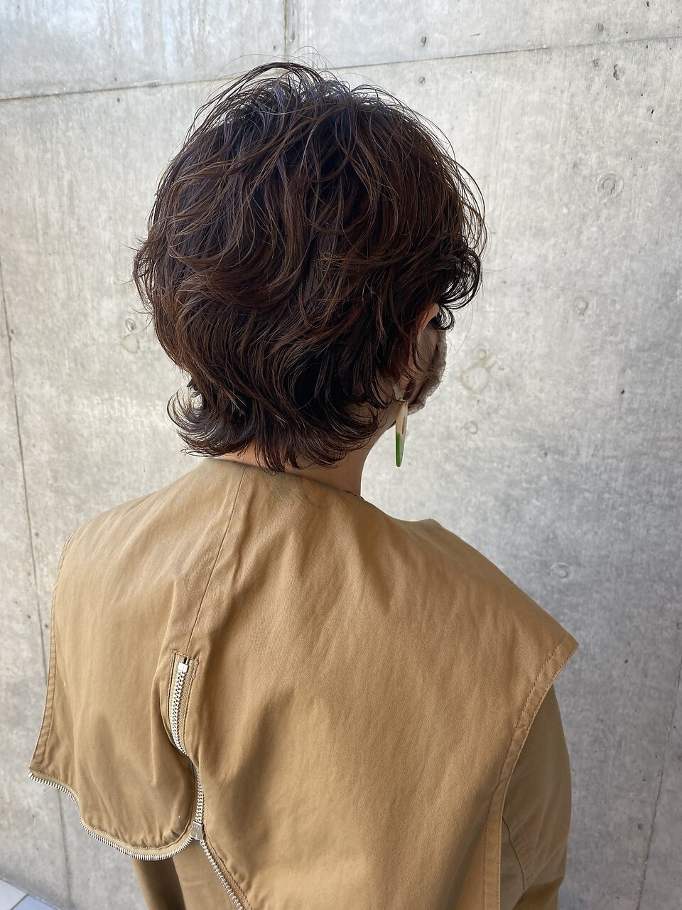 40代からのショートウルフ