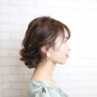 〈avant〉クリスマスアレンジ 大人可愛いローポニー