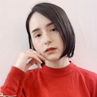 ナチュラルストレート_オリーブカラーハイライトカラー_8112