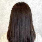 ダークブラウンストレート♪縮毛矯正 髪質改善トリートメント