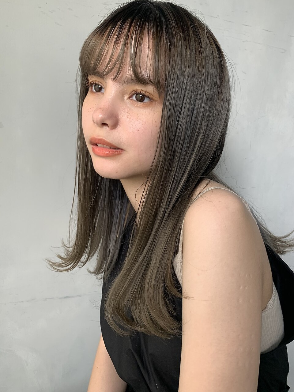 透明感グレージュカラー　○堀越太真樹